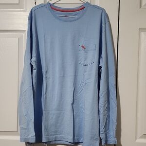 Tommy Bahama Sky Blue Long Sleeve Tee
